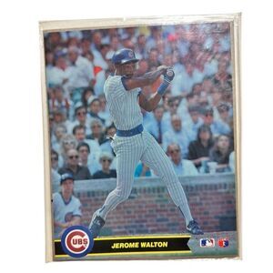 1990 Major League Baseball Jerome Walton MLB Action Photos Series 1 - SEALED